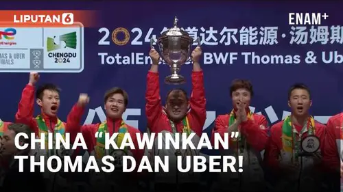 VIDEO: Ganda Putra China Kunci Kemenangan di Thomas Cup 2024