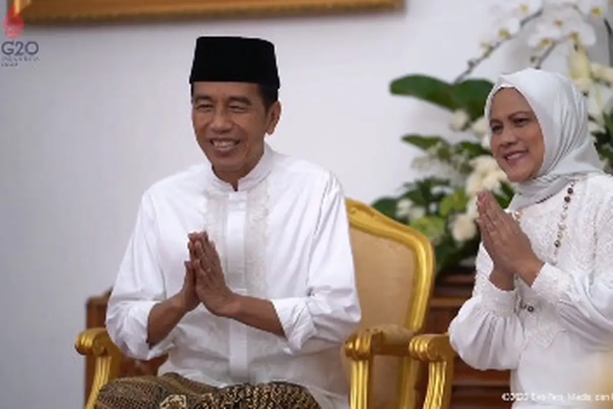 Ucapan Selamat Idul Fitri dari Jokowi-Ma'ruf Amin Saat Silaturahmi Virtual