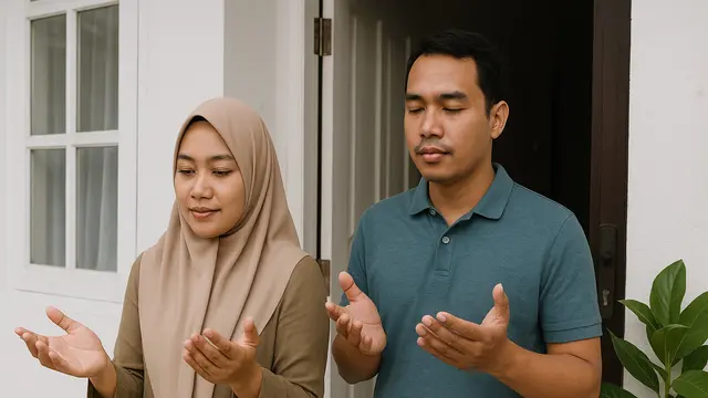 Doa keluar rumah (Foto: ChatGPT)