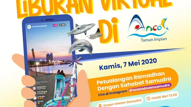 Liburan virtual di Ancol