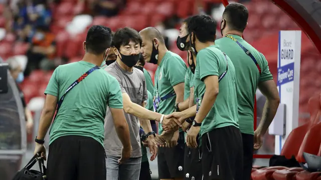 Foto: Tampang Skuad Garuda Usai Babak Belur Dihajar Thailand pada Final Piala AFF 2020