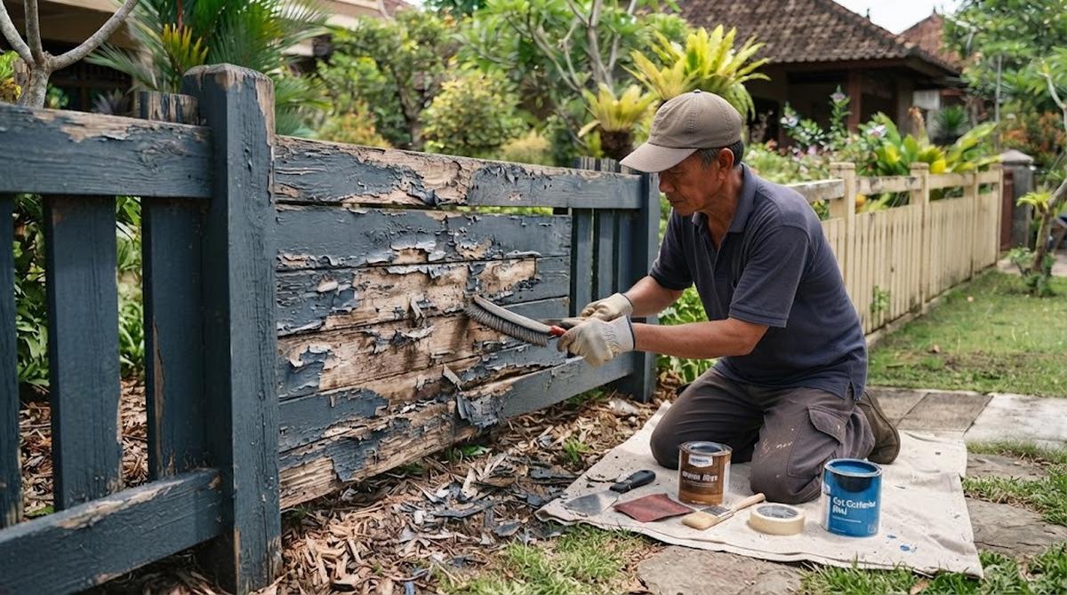 Segera Perbaiki Cat yang Mulai Mengelupas atau Retak