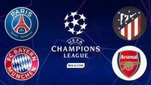 Semifinalis Liga Champions 2025/2026. (Bola.com/Benediktus Gerendo Pradigdo)
