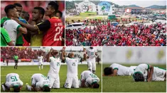Berikut ini lima momen menarik Timnas Indonesia saat mengalahkan Timor Leste 1-0 pada laga Grup B SEA Games 2017 Malaysia. (Bola.com/Vitalis Yogi Trisna)
