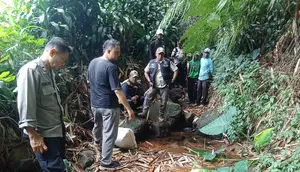 Tengkorak Wanita Ditemukan di Aliran Sungai Sukabumi