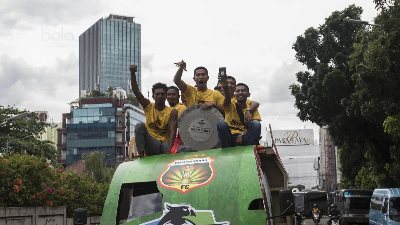 Perayaan Juara Bhayangkara FC