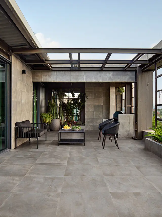 Inspirasi Teras Rumah Industrial