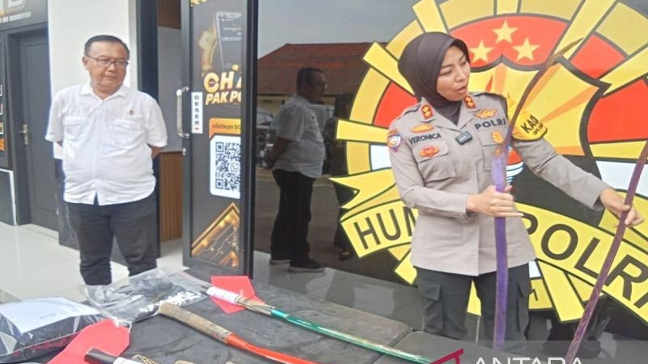 Polres Batang Ungkap Kasus Tawuran Remaja, Empat Pelaku Jadi Tersangka