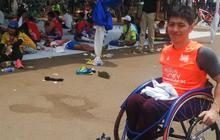 Ikut Jakarta Marathon, difabel ini ogah minder & tempuh jarak 42 km