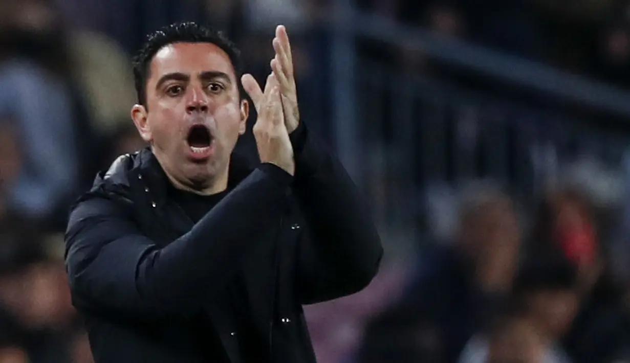 Xavi mengakui jika Barcelona harus segera berbenah. Apalagi mereka kehilangan beberapa pemain kunci seperti Pedri, Pique, Ansu Fati, dan Ronald Araujo. (AP/Joan Monfort)