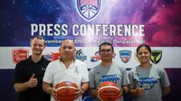 Konferensi pers menjelang Srikandi Cup 2018-2019 di GOR Merpati Bali, Denpasar, Minggu (25/11/2018). (Humas Srikandi Cup)