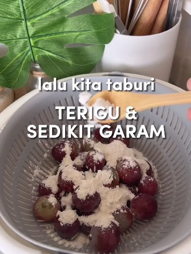Jangan Pakai Cuka, Ini Cara Singkirkan Lilin pada Anggur Cuma dengan 2 Bahan