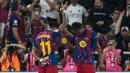 Kemenangan 3-2 Barcelona atas Real Madrid membawa mereka mengunci gelar juara Piala Super Spanyol 2026. (AP Photo/Altaf Qadri)