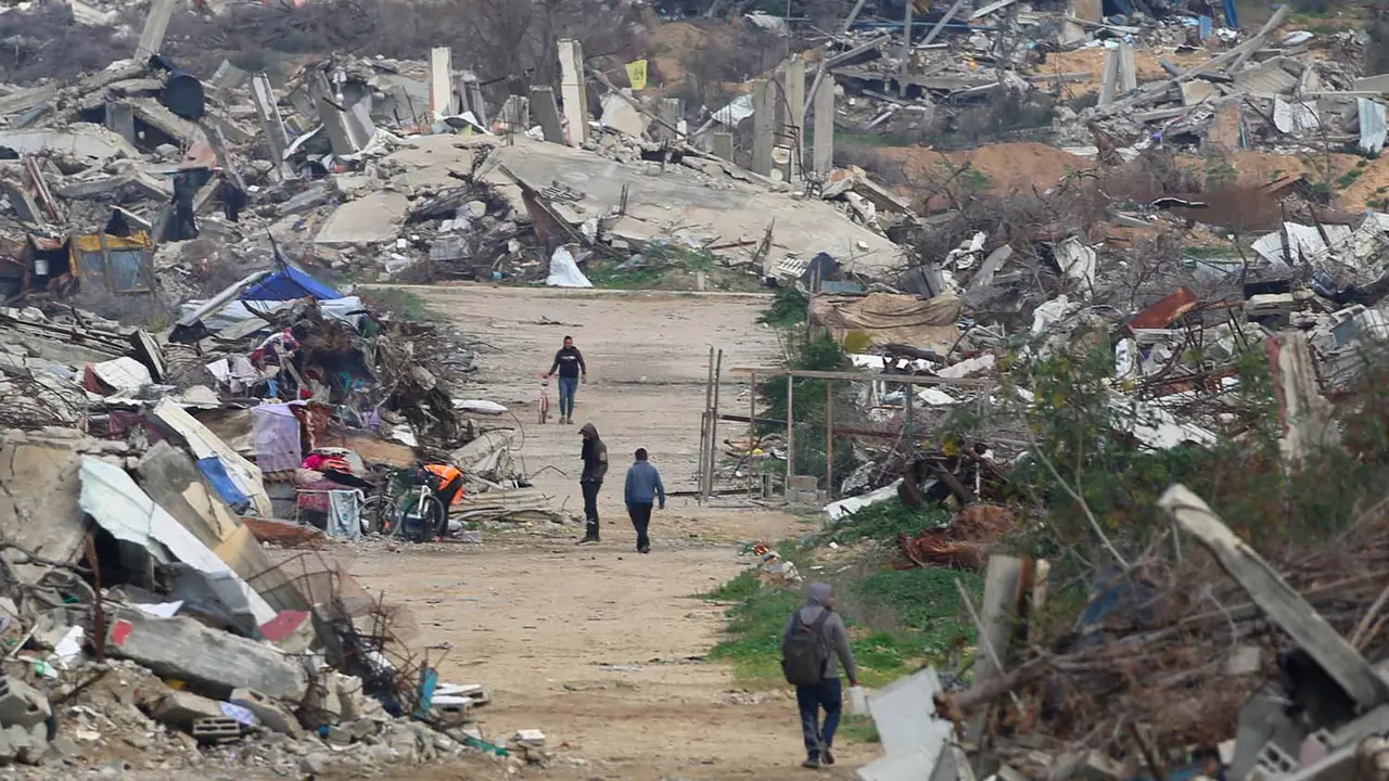 Pengungsi Palestina Lintasi Koridor Netzarim
