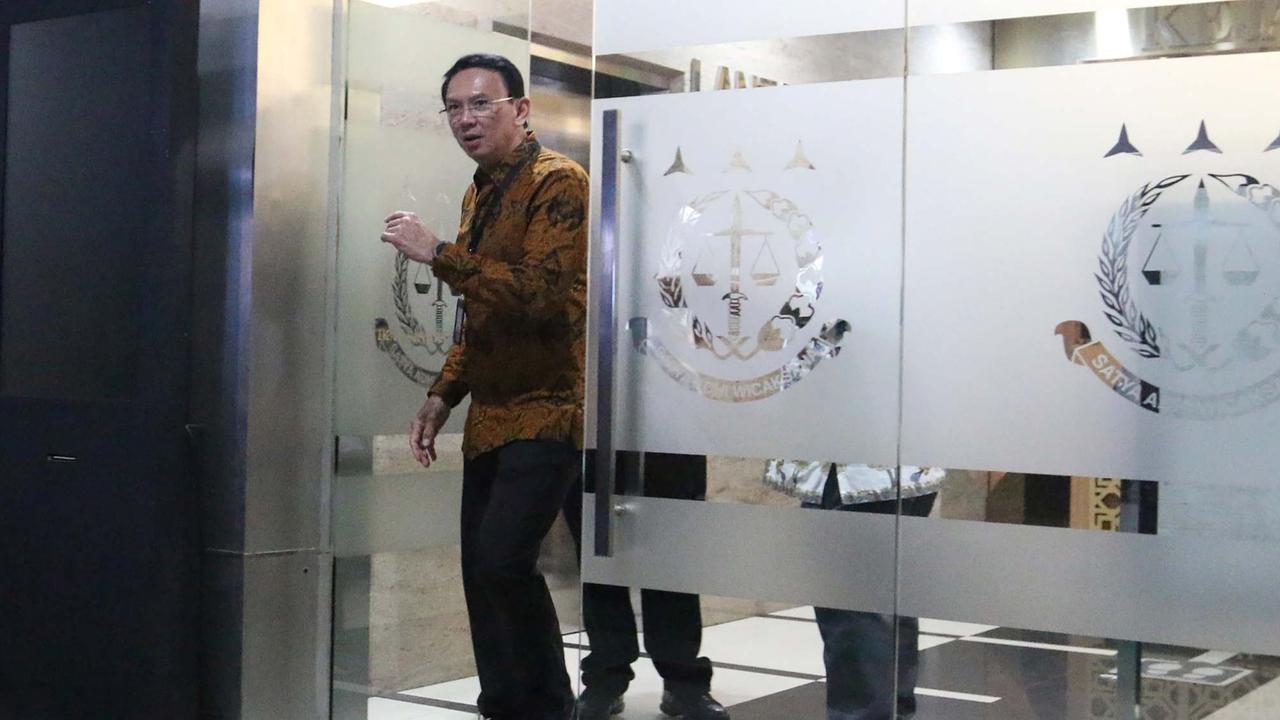 Ahok usai diperiksa Kejagung