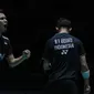 Fajar Alfian/Muhammad Rian Ardianto lolos ke babak&nbsp;16 besar Japan Open 2023 setelah mengalahkan&nbsp;He Ji Ting/Zhou Hao Dong. Pebulu tangkis ganda putra Indonesia itu menang&nbsp;20-22, 21-17, dan 21-10 di&nbsp;Yoyogi 1ST Gymnasium, Tokyo, Jepang, Rabu (26/7/2023) pagi WIB. (foto: PBSI)