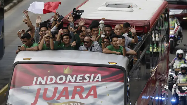 Pawai Timnas Indonesia U-22
