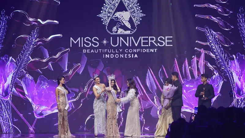 Fabienne Nicole Groeneveld berhasil keluar sebagai jawara Miss Universe Indonesia 2023 (IST)