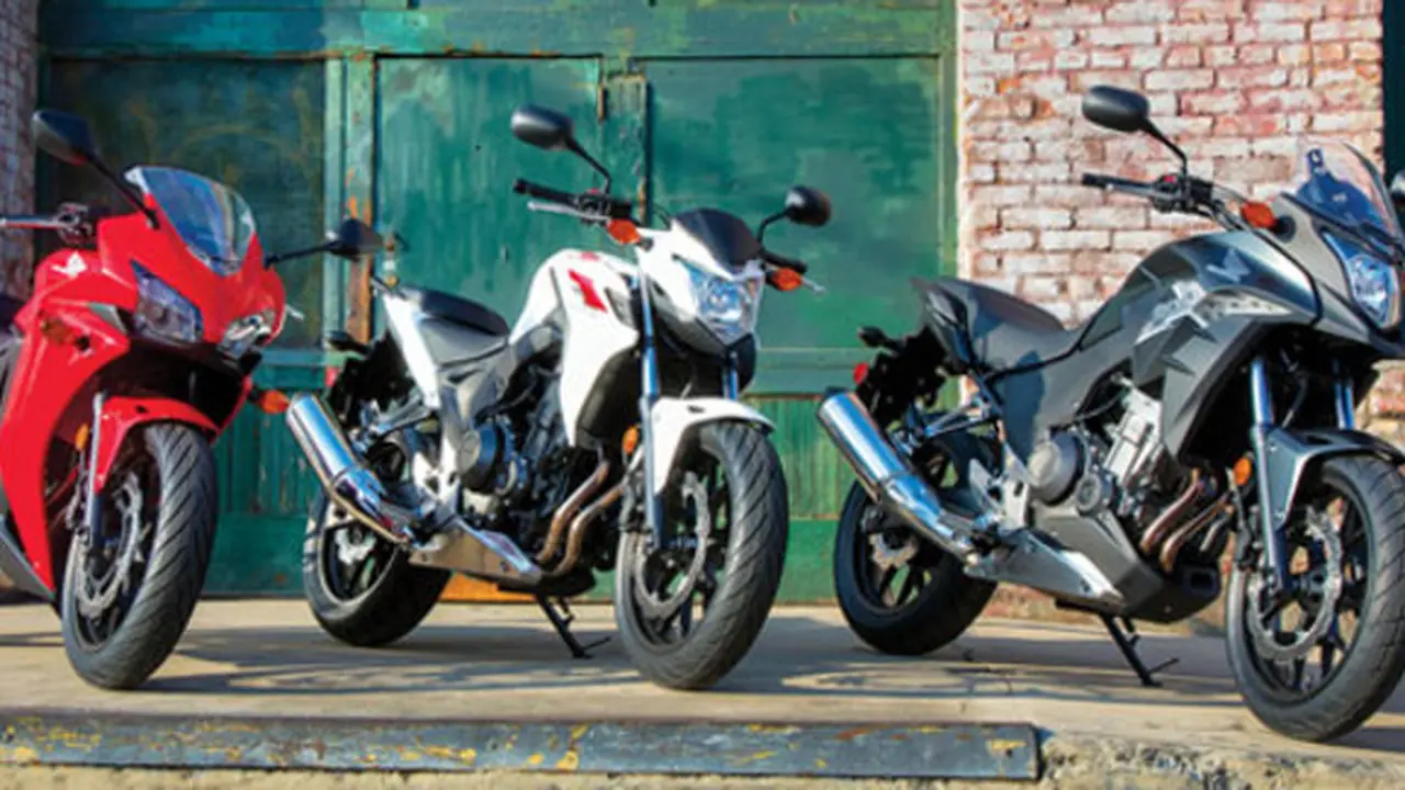 Trio Honda CB500 Series 2013 (Honda)