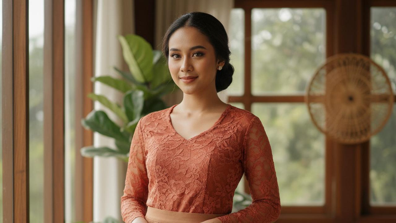 7 Rekomendasi Warna Kebaya dan Rok Plisket untuk Kulit Sawo Matang di 2025