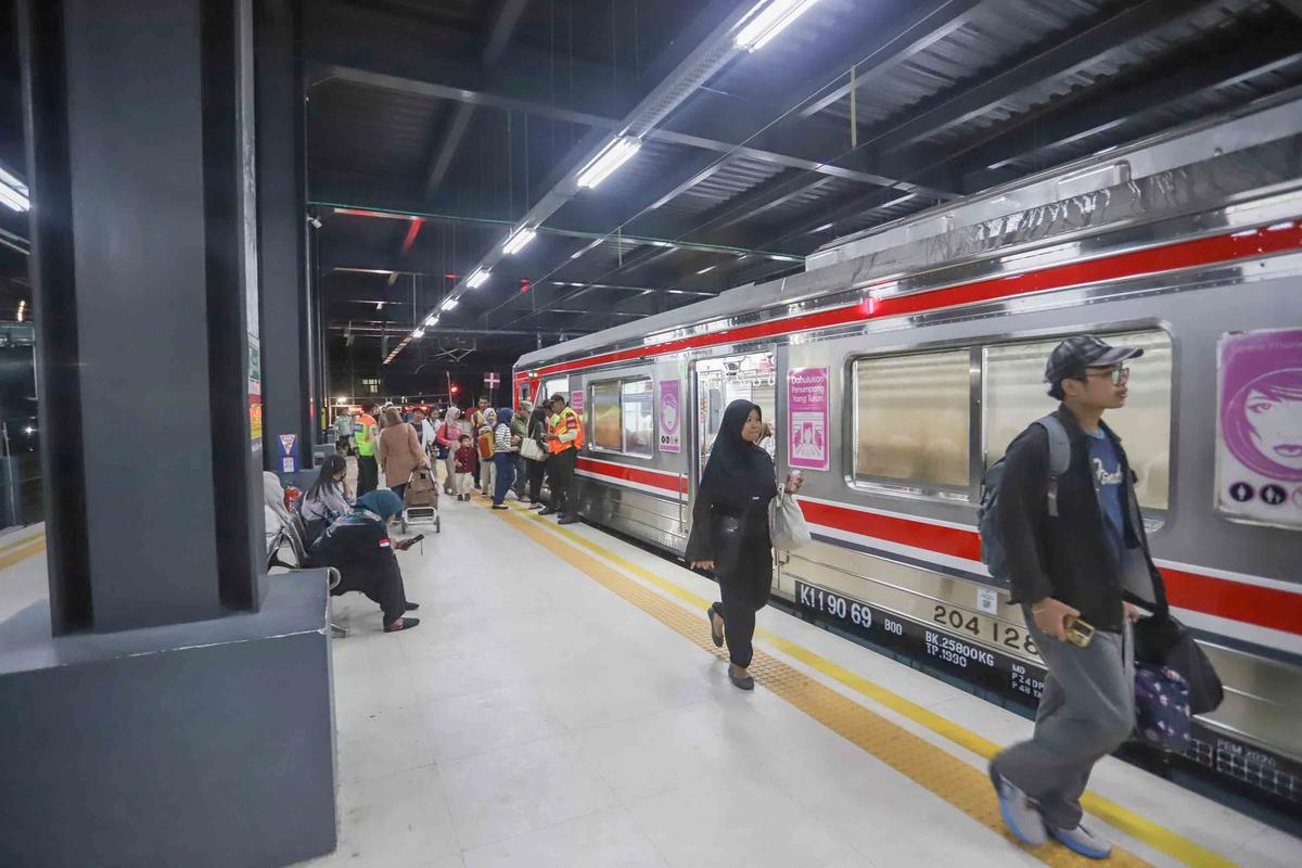 FOTO: Uji Coba Stasiun Rangkasbitung Ultimate Dimulai, Fasilitas Baru Siap Sambut Penumpang
