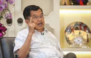Ketua Dewan Masjid Indonesia (DMI) dan Ketua Palang Merah Indonesia (PMI), Jusuf Kalla. (Liputan6.com/Angga Yuniar)