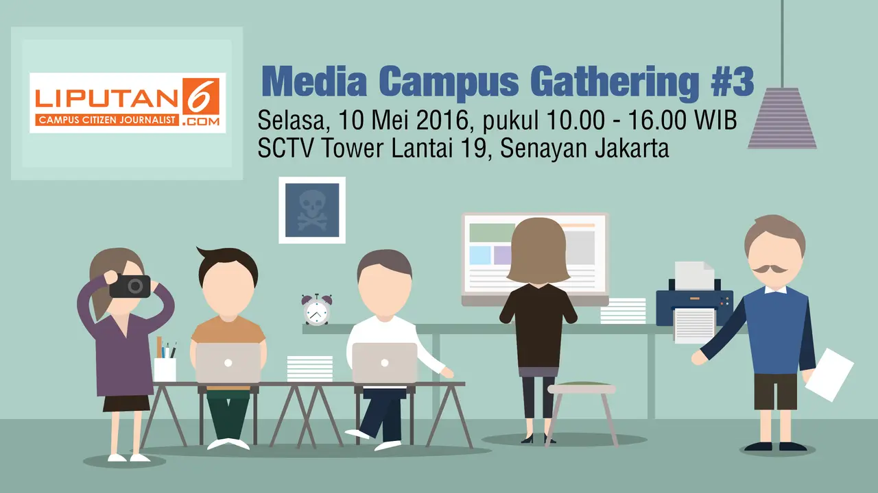 Pendaftaran Media Campus Gathering ke-3 Bersama Liputan6.com