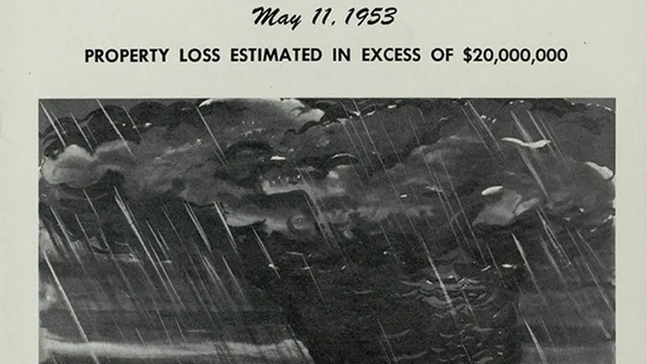 Tornado Waco di Texas. (wacohistory.org)