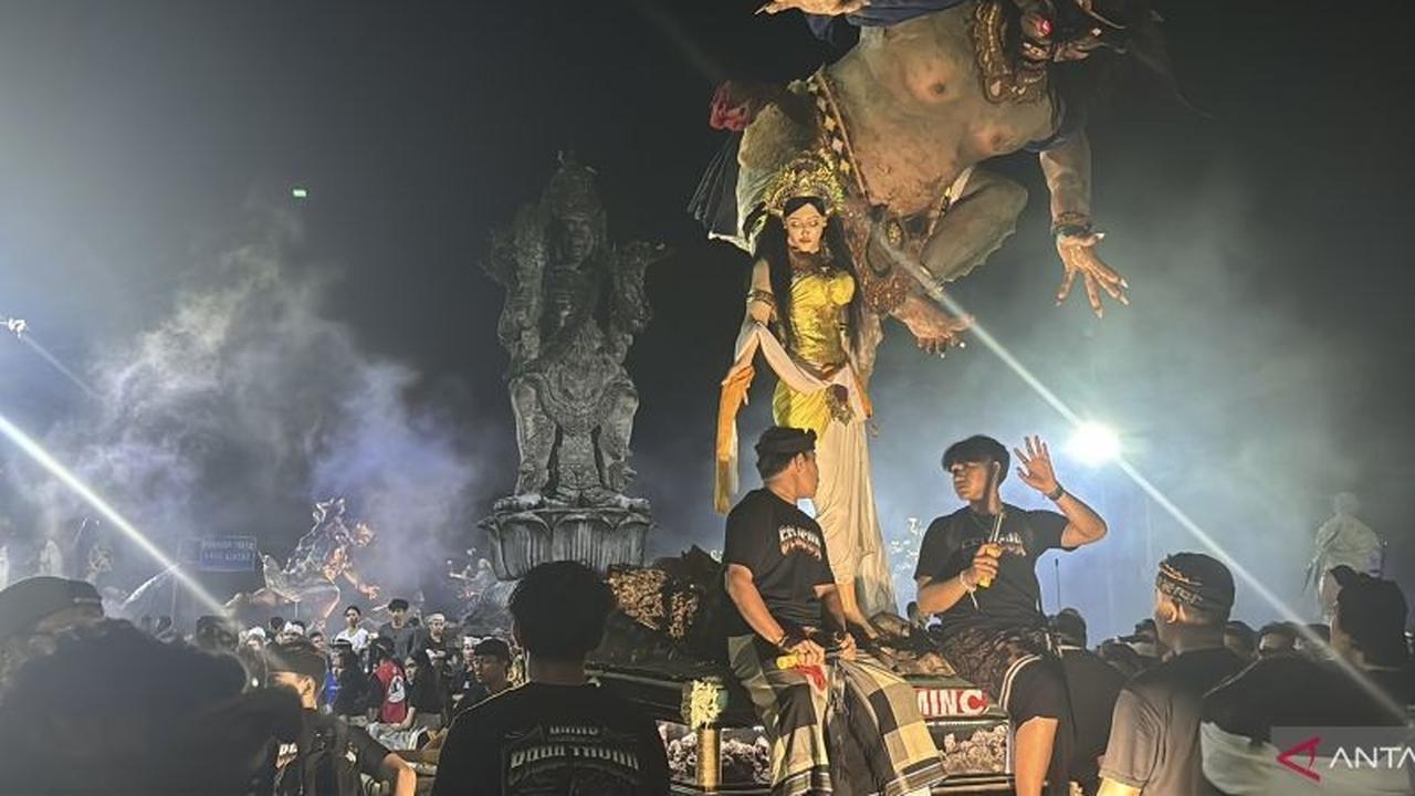 Ratusan Ogoh-ogoh Denpasar Meriahkan Catur Muka Jelang Nyepi, Imbauan Jaga Kondusivitas