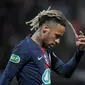 Pemain Paris Saint-Germain Neymar Jr saat menghadapi GSI Pontivy dalam French Cup di Stadion Moustoir, Lorient, Prancis, 6 Januari 2019. (Photo by LOIC VENANCE/AFP)