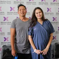 Ringgo Agus Rahman dan Sabai Morscheck tengah dirundung bahagia atas kelahiran anak kedua mereka yang berjenis kelamin laki-laki. Sebelumnya, di akun Instagram, Ringgo sudah mengumumkan nama yang dipilihnya bersama Sabai untuk adik Bjorka. (Adrian Putra/Fimela.com)