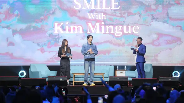 Keseruan fan meeting Kim Mingue