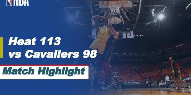 VIDEO: Highlights NBA, Miami Heat Taklukkan Cleveland Cavaliers 113- 98