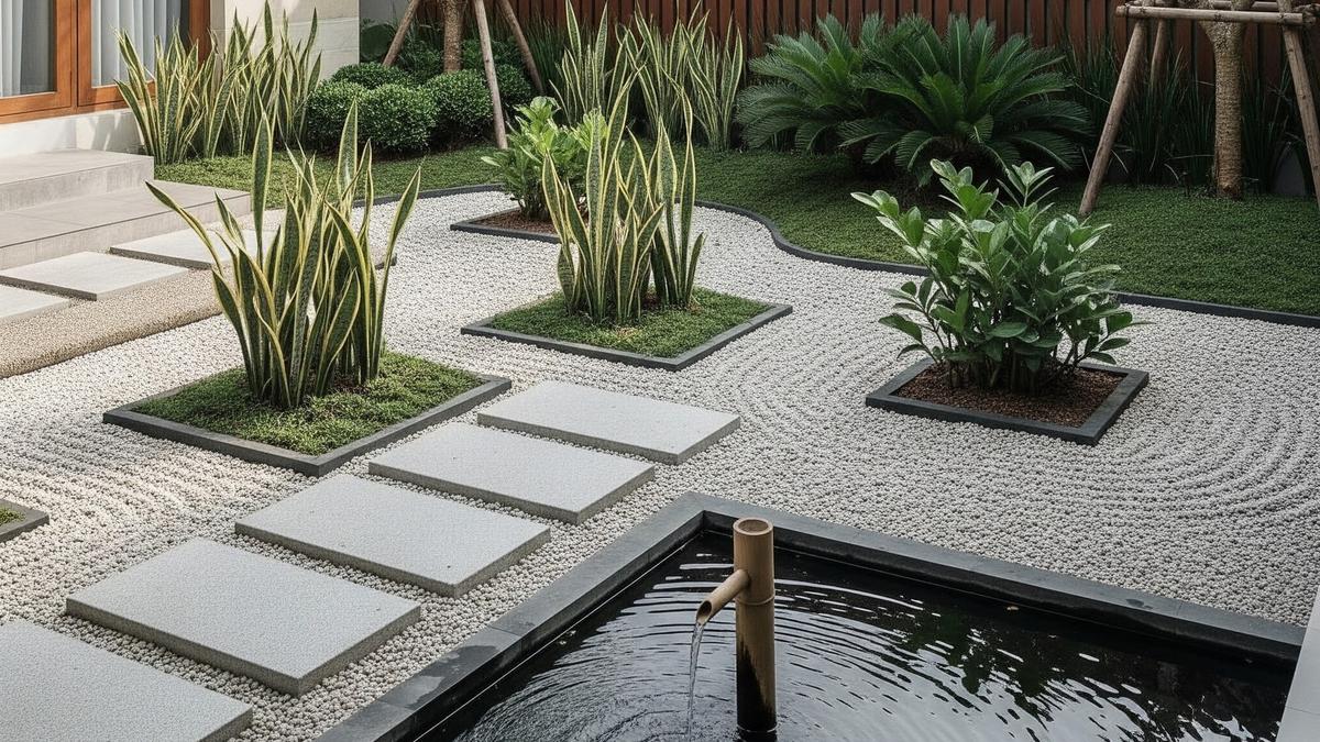 9 Tips Membuat Taman Kering yang Tetap Sejuk Meski Minim Tanaman