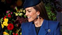 Kode Kate Middleton di Balik Pakaian Serba Biru Selama Lawatan Presiden Jerman