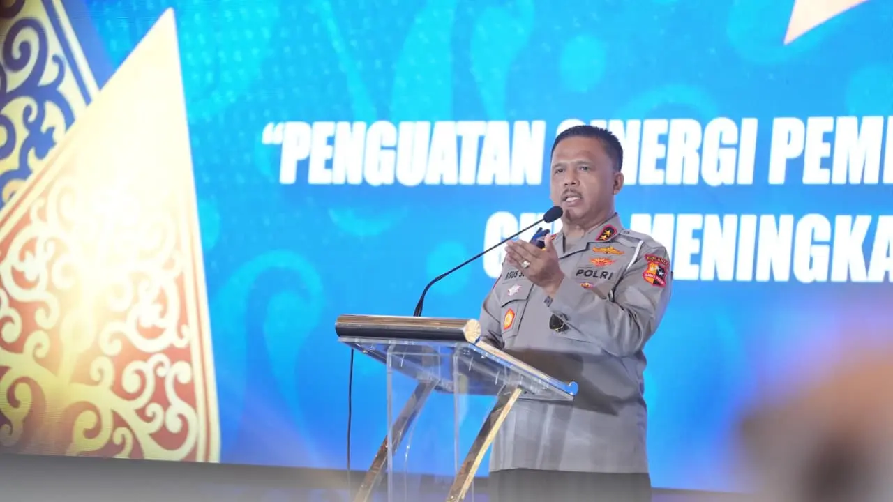 Kepala Korps Lalu Lintas (Kakorlantas) Polri Irjen Pol Agus Suryonugroho membuka secara langsung Rapat koordinasi (Rakor) Pembina Samsat Nasional T.A 2026 di Hotel Padma Semarang, Jawa Tengah, Rabu (22/4/2026) (Istimewa)