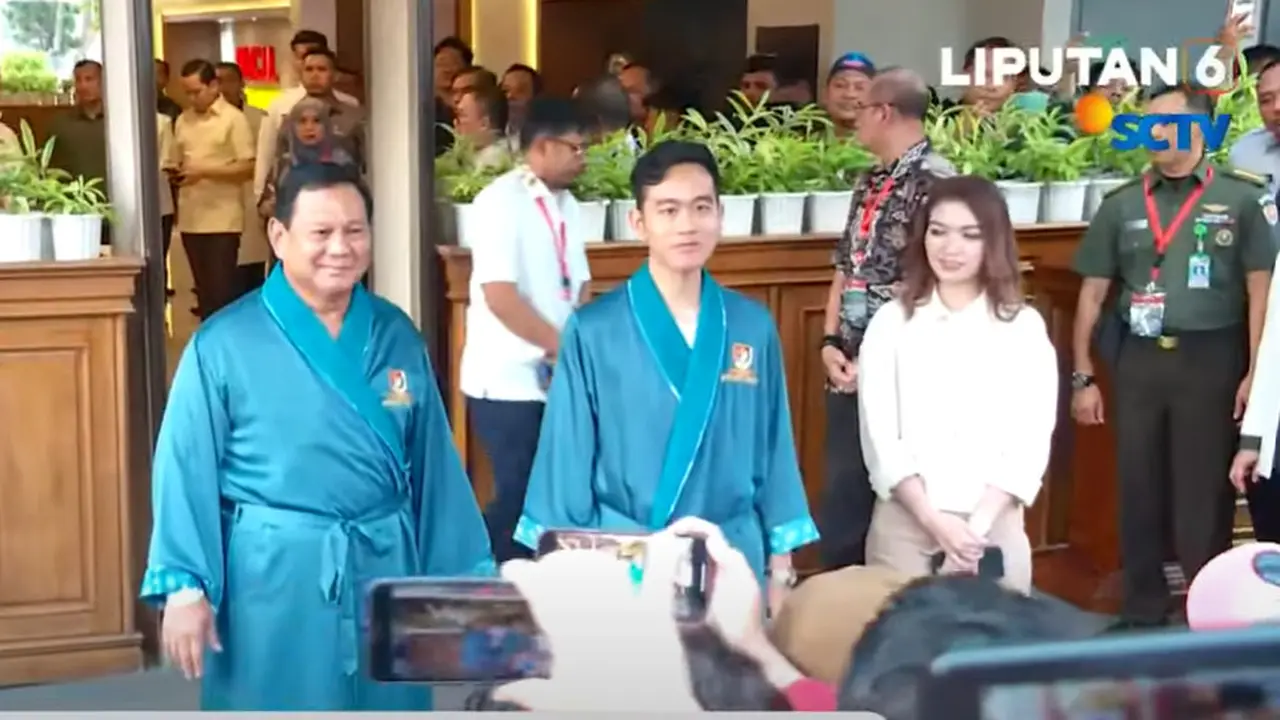 Selvi Ananda Temani Gibran Jalani Tes Kesehatan Cawapres di RSPAD Gatot Soebroto. (Foto: Tangkapan Layar Youtube Liputan6)