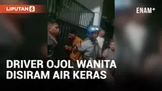 Driver Ojol Wanita Disiram Air Keras Usai Tolak Rujukan Mantan Suami