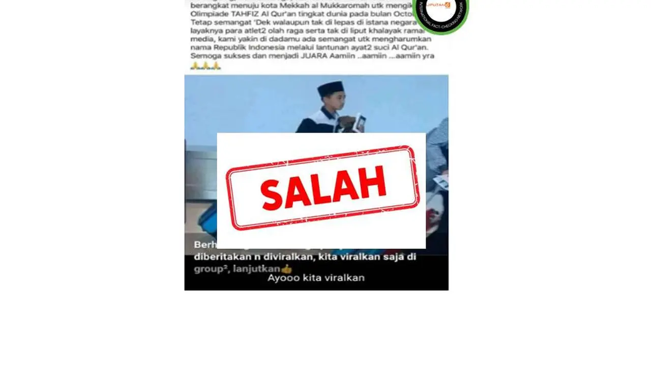 Cek Fakta Olimpiade Tahfiz