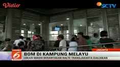 Lokasi ledakan bom Kampung Melayu dipenuhi warga yang penasaran dengan tragedi yang menewaskan lima orang dan puluhan orang luka-luka
