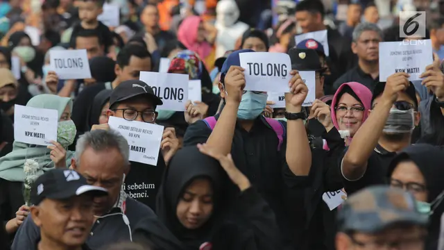 Aksi Bagi Bunga untuk Selamatkan KPK