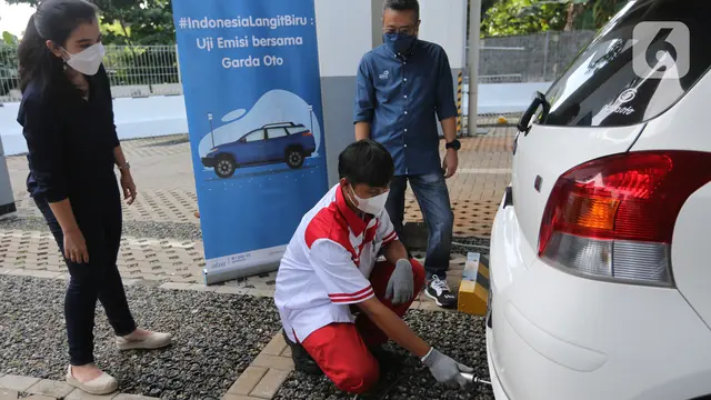 Uji Emisi Gratis Dukung Kampanye Indonesia Langit Biru