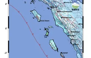 Gempa Magnitudo 6,1 Guncang Nias, Getaran Terasa di Padang