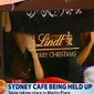 The Lindt chocolate cafe Martin Place kini tengah dikepung polisi. Sementara sejumlah orang di dalamnya dikabarkan disandera pelaku.