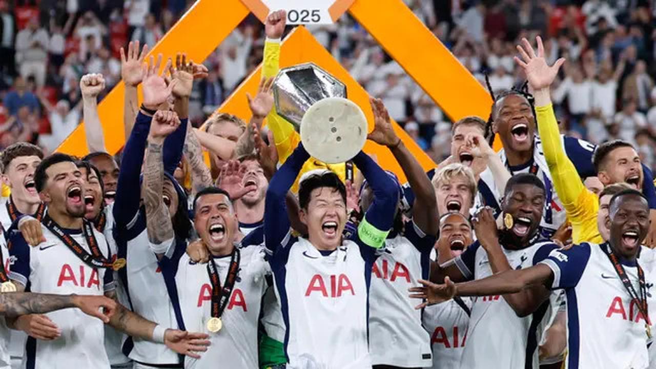 FOTO: Euforia Tottenham Hotspur Juara Liga Europa, Akhiri Puasa Gelar Sejak 2008