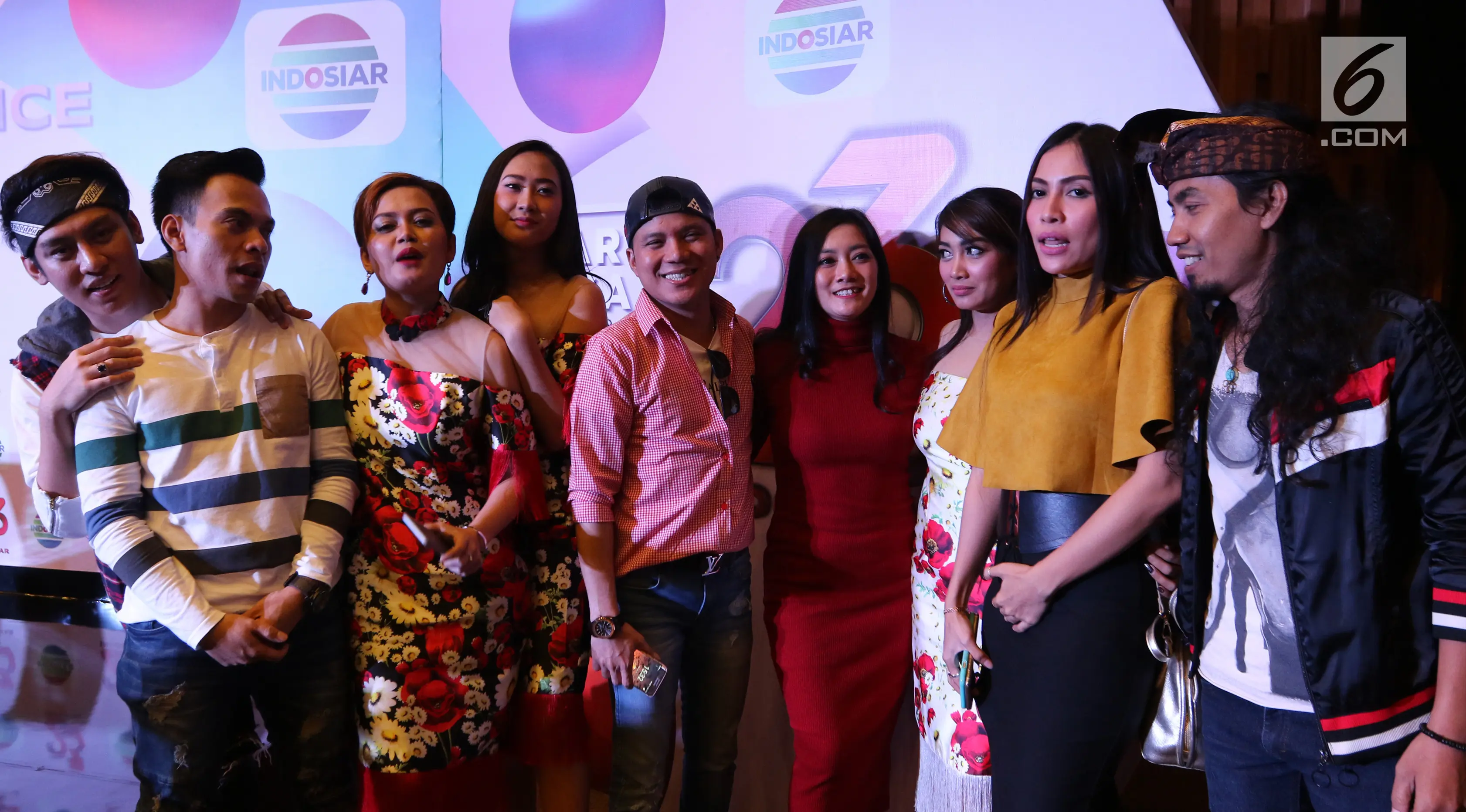 Konferensi pers HUT Indosiar yang ke-23. (Liputan6.com/Fatkhur Rozaq)