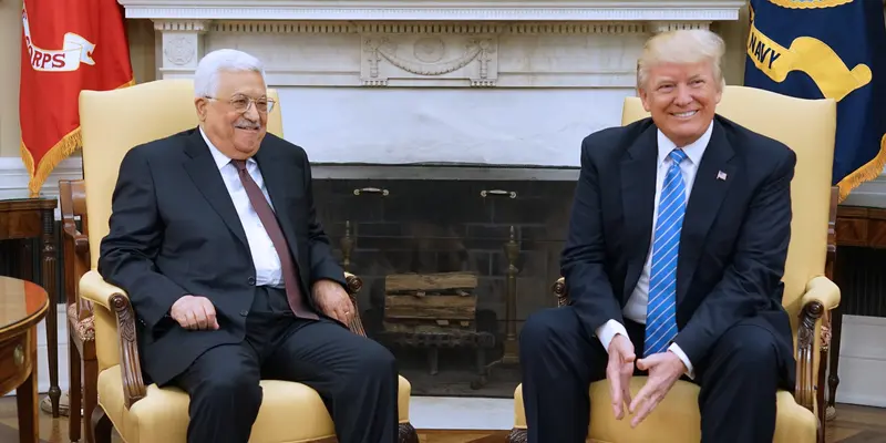Presiden-Palestina-Temui-Donald-Trump