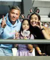Gading Marten, Gempita, dan Gisella Anastasia di konser Yura Yunita. [Foto: Bambang E. Ros/Fimela]