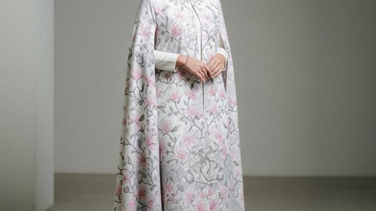 8 Model Gamis Batik Motif Bunga Pastel, Cocok Jadi Tren Busana Muslimah di 2026