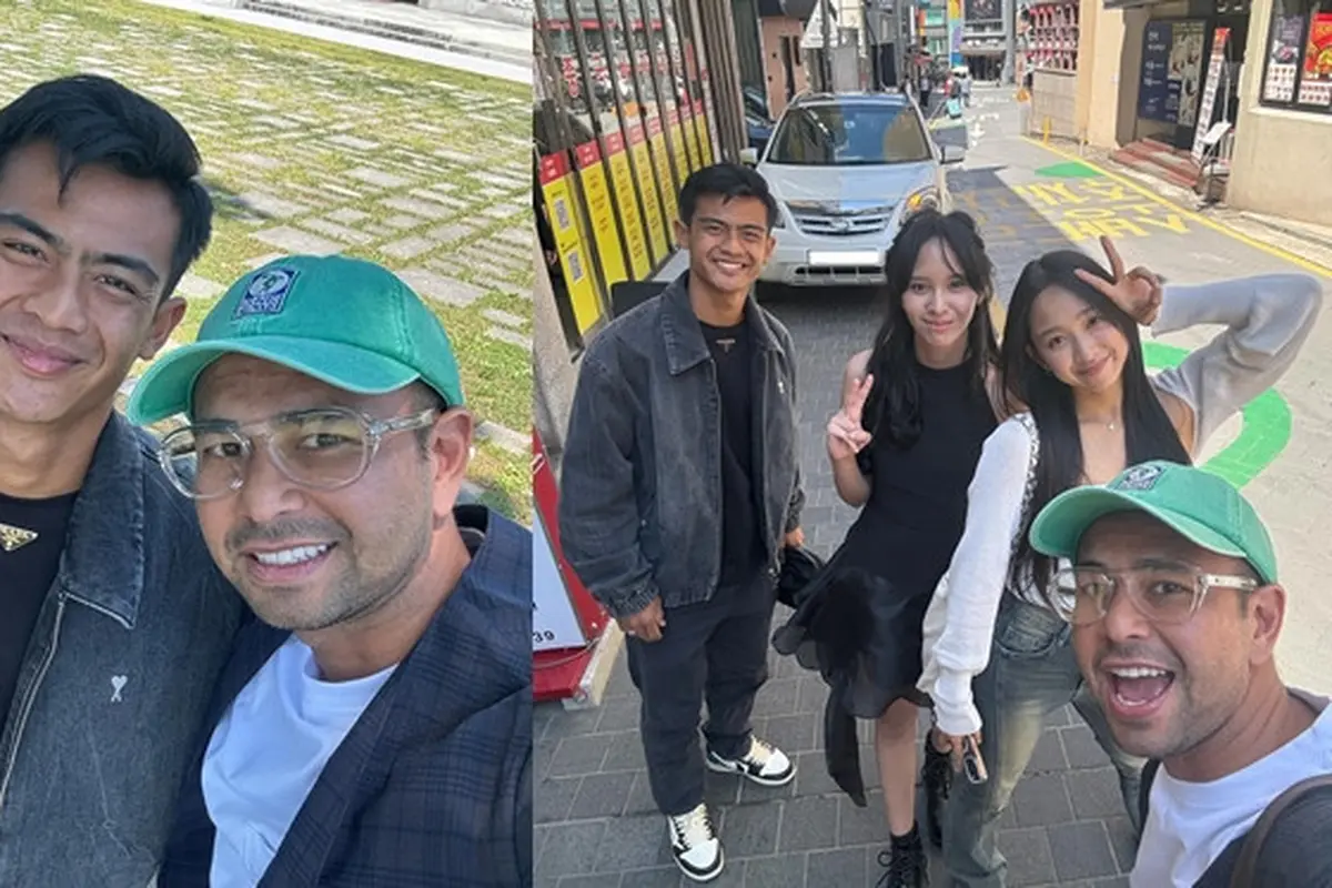 7 Momen Seru Raffi Ahmad Bareng Pratama Arhan dan Dita Karang di Korea Selatan